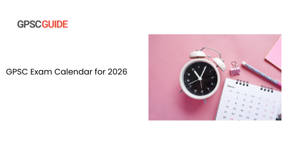 GPSC Exam Calendar for 2026