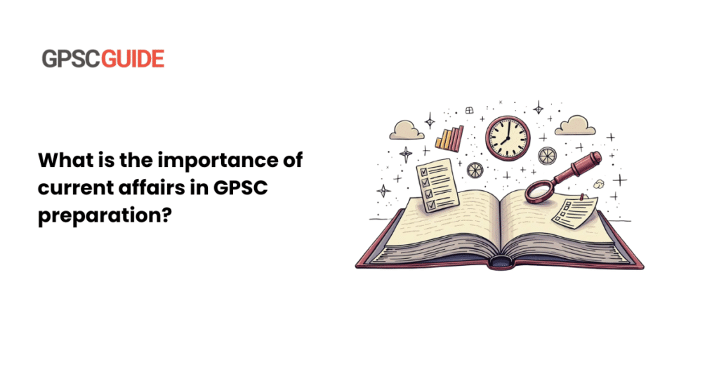 What is the importance of current affairs in GPSC preparation?